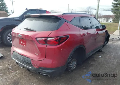 2022 Chevrolet Blazer Awd Rs из США, поврежденный, VIN 3GNKBKRS9NS119854